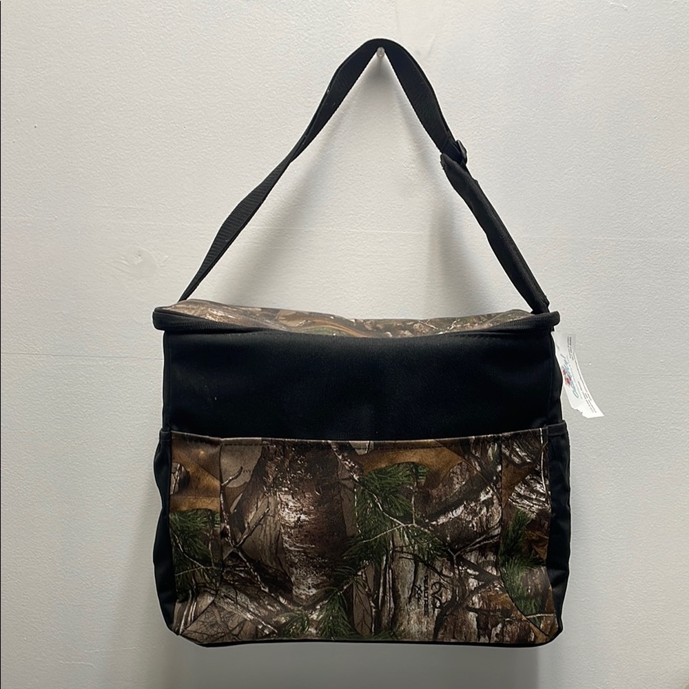 Camo and Black Men's Bag